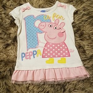 💎3for15 peppa pig 2t tutu top